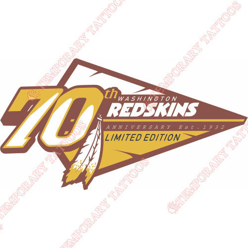 Washington Redskins Customize Temporary Tattoos Stickers NO.846